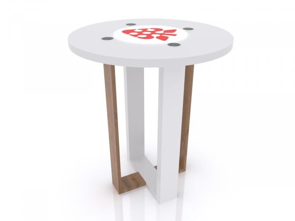 MOD-1482 Wireless Trade Show and Event Charging Bistro Table -- Image 4