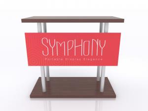 SYMFDG-412 Portable Counter w/ Shelves