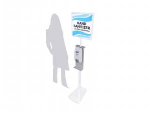 REFDG-907 Hand Sanitizer Stand w/ Graphic