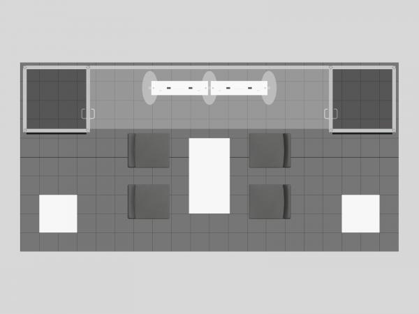 GK-2988 Trade Show Rental Exhibit -- Plan View